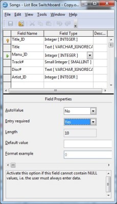 The associated Table Field property is the solution