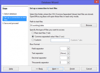 Database-Wizard-step2.png (17.89 KiB) Viewed 6187 times Database Wizard, step 2
