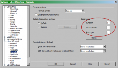 Formula separators