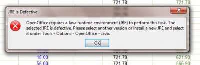 error message trying to run macro