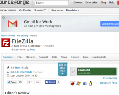 FileZilla description