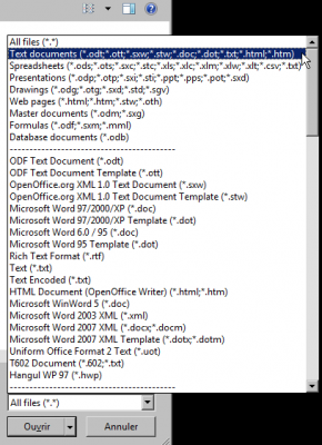 Types of documents