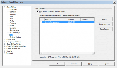 32 bit Java installation