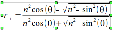 Figure 1 - Unaligned Square Root Symbol in OpenOffice Writer