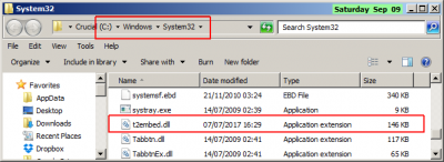 Windows 7 C:\Windows\System32\t2embed.dll - fonts embed OK for me