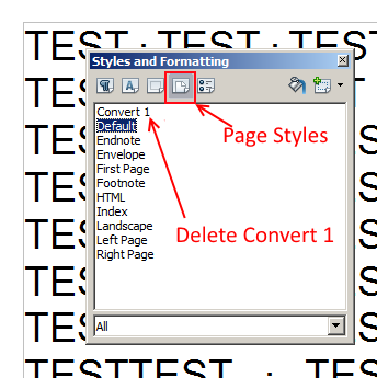 F11 &gt; Page Styles.<br />Or Format &gt; Styles and Formatting &gt; Page Styles.