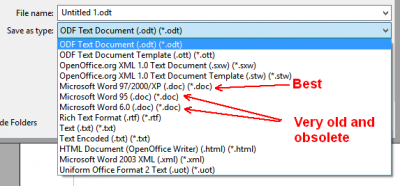 [Tutorial] Differences between Writer and MS Word files (View topic ...