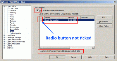 Successful installation of 32 bit Java - July update 1.8.0_181