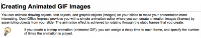 First part of Animated GIF instructions