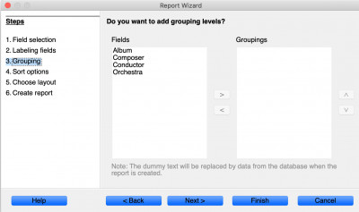 Here is where I think the problem is.  When I don't have group, report does not show any results using same query.