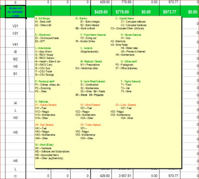 Another spreadsheet, lots of info in a 'pop-up' window