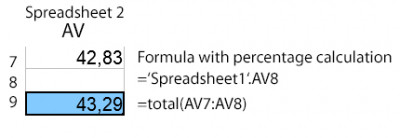 Screenshot Spreadsheet