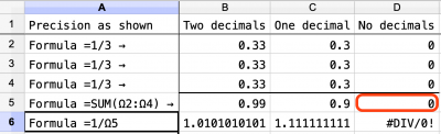 Calculation example