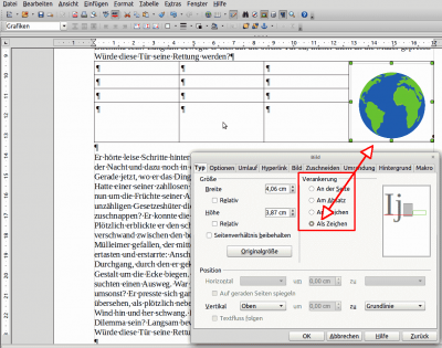 Screenshot: OpenOffice 4.1.10