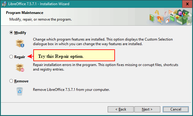 LibreOffice Repair Option.png