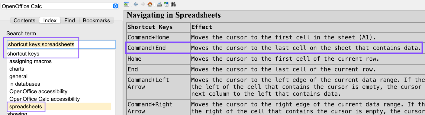 OpenOffice Calc help