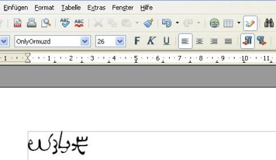 left to right writing direction