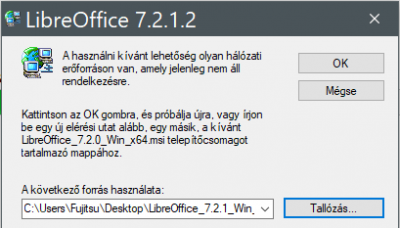 LibreOffice telepítés hibaüzenet.png