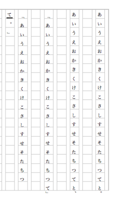 ピクチャ 4.png (17.96 KiB) 閲覧された回数 434485 回 画像A:OpenOffice.org3.0.0(旧バージョン)の画面です。<br />4行目の「ぶら下がり」が正しく行われませんでした。