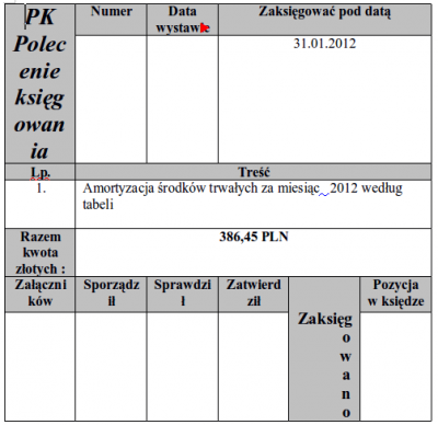 Tabela w DOCX - LibreOffice 3.6.3